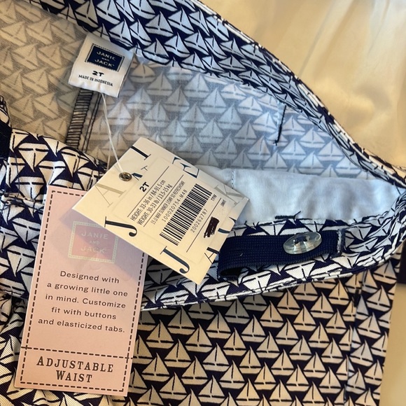 Janie and Jack - Nautical Shorts & Top Set - Picture 7 of 8